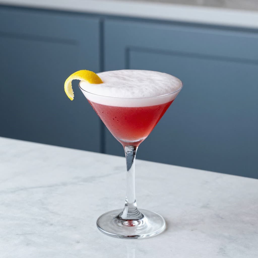 A French Martini cocktail in a martini glass